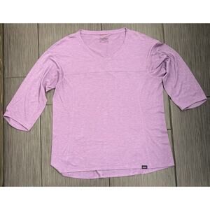 Patagonia Women’s Patagonia Nine Trails Bike Jersey Shirt Size XL Purple